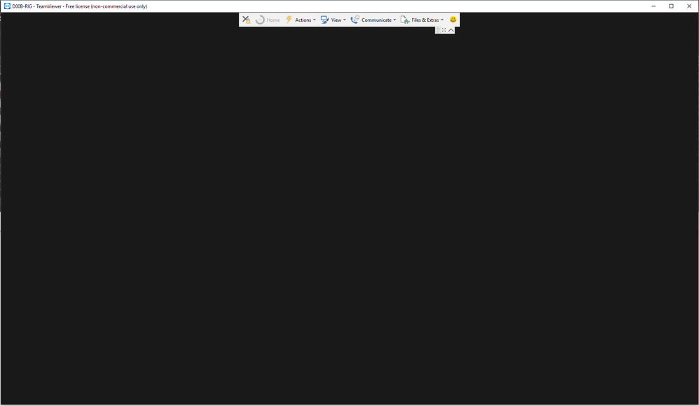 teamviewer show black screen 